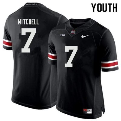 NCAA Ohio State Buckeyes Youth #7 Teradja Mitchell Black Nike Football College Jersey QAH6445SP